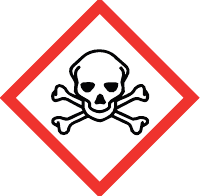 GHS06 Totenkopf mit gekreuzten Knochen